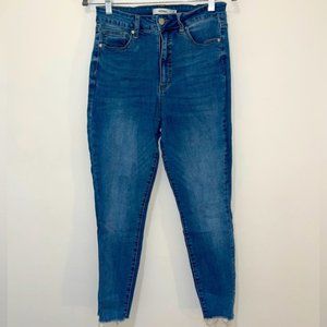 JustFab High Waisted Tummy Tamer Skinny Jeans